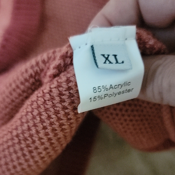 Miss Sparkling Pink Palm Tree Knit Skirt Size XL - Picture 2 of 6